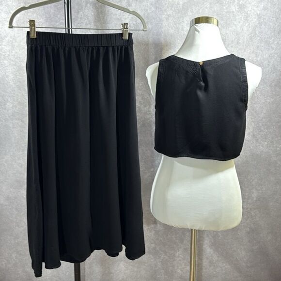 Petal and Pup Ava 2pc Skirt and Top Set in Black | Size 4 - Picture 9 of 12